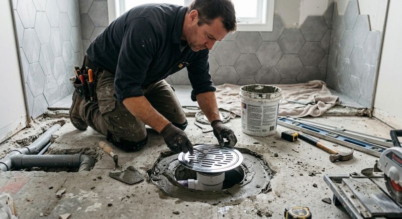 Shower Drain Installation in Denver, CO